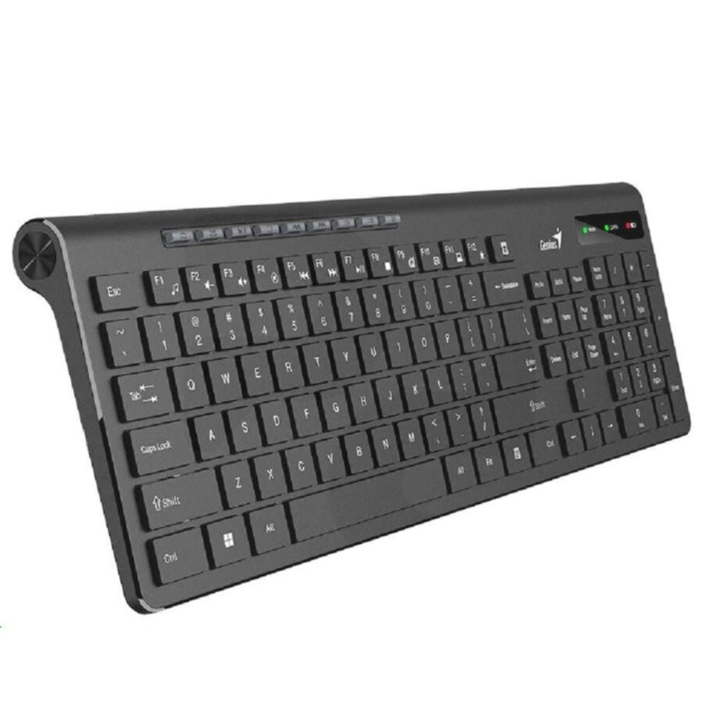 TECLADO GENIUS SLIMSTAR 7230 WIRELESS MULTIMEDIA BLACK - 3