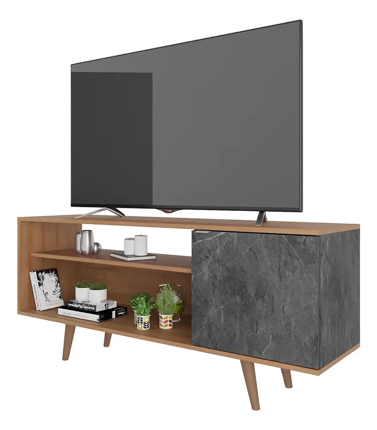 MESA TV 2020 HOME ALMENDRA / MÁRMOL 60" ESTAMBUL - 3