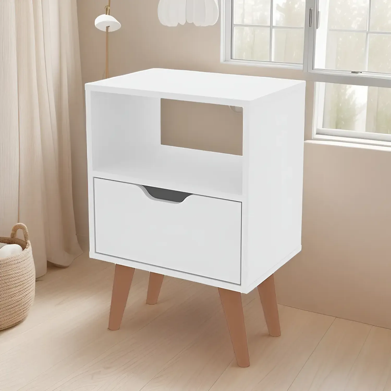 VELADOR 2020 HOME ESSEN BLANCO CON UNA PUERTA - 2
