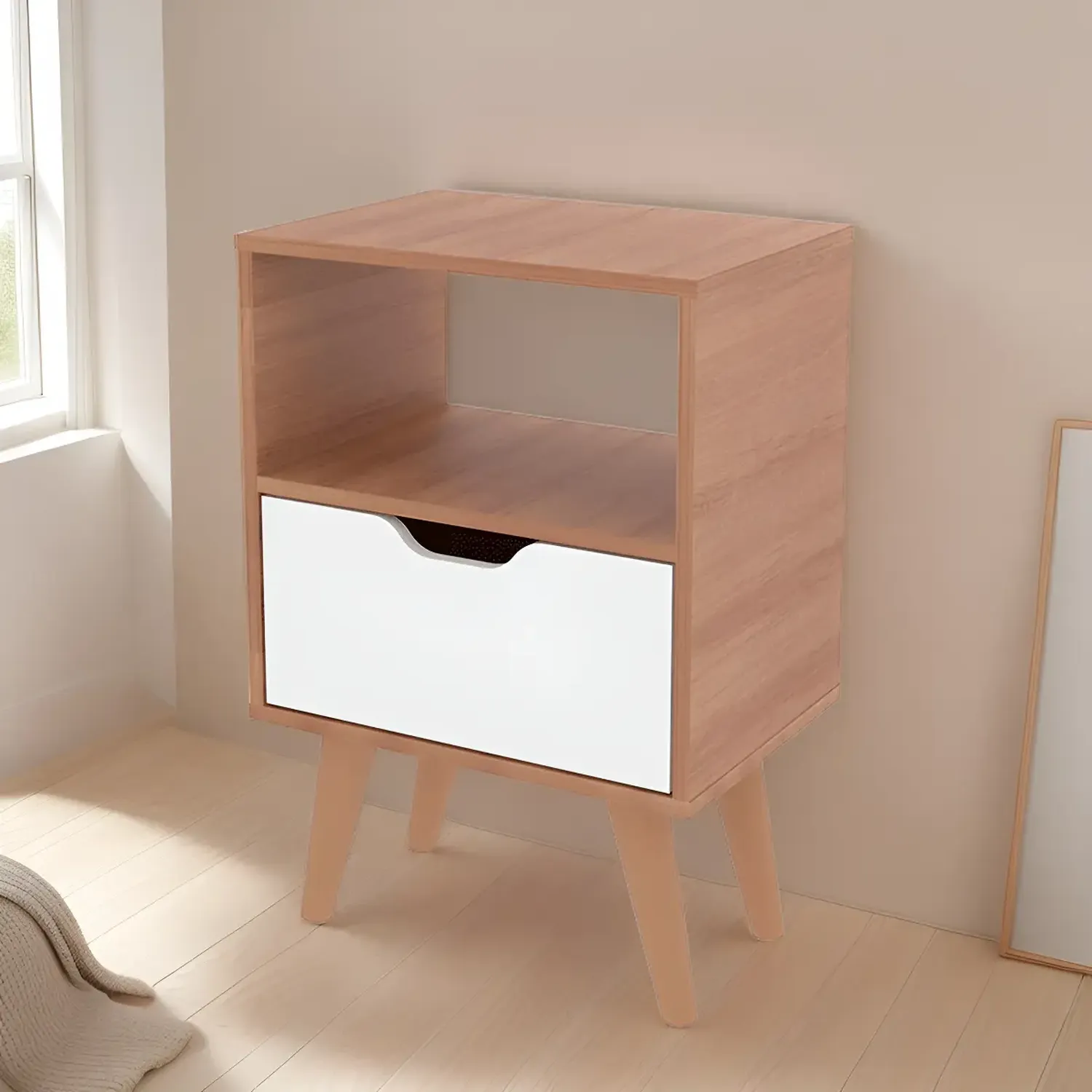 VELADOR 2020 HOME ESSEN ALMENDRA BLANCO CON UNA PUERTA - 2