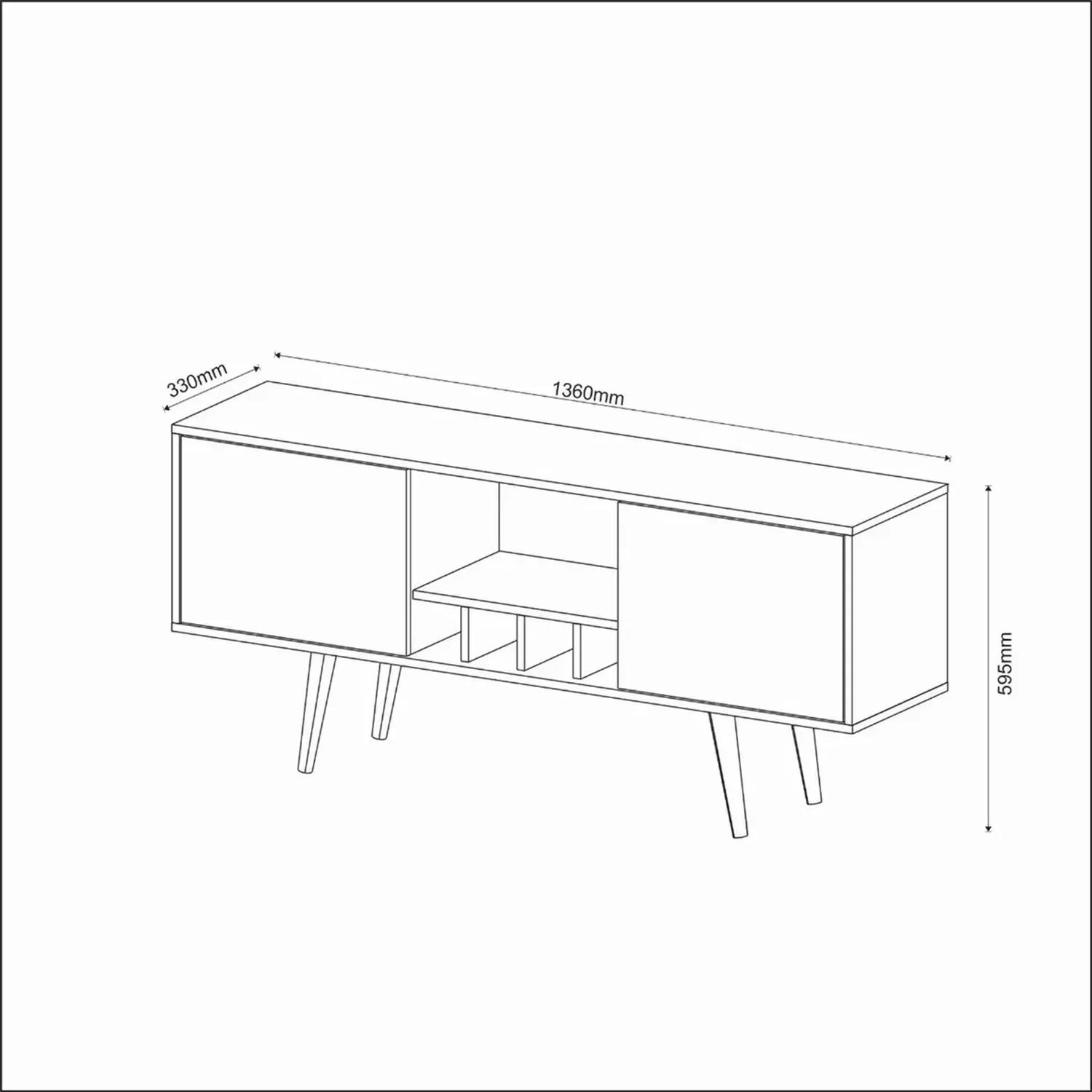 MESA TV 2020 HOME PORTUGAL NOGAL 55" - 6