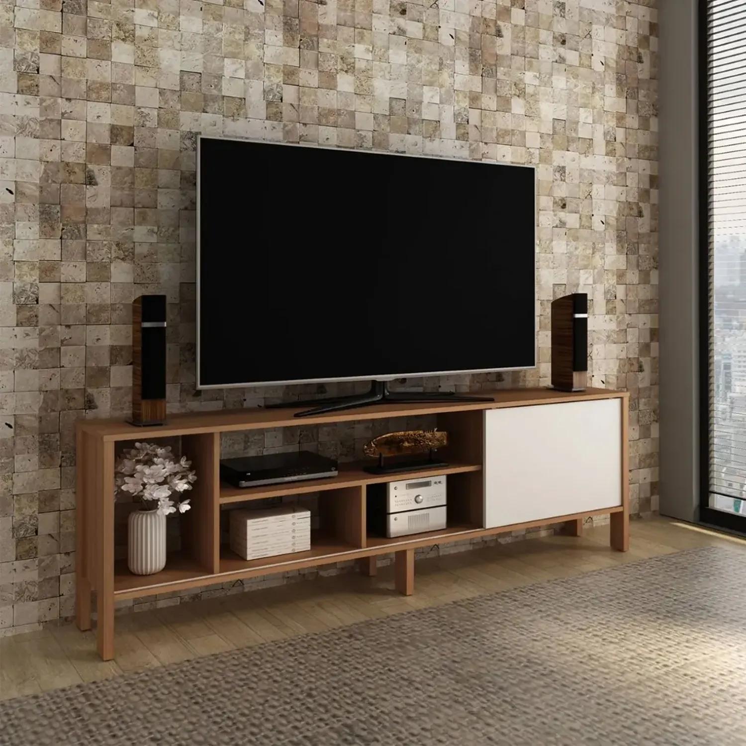 MESA TV 2020 HOME INMACULADA ALMENDRA BLANCO 70" - 2