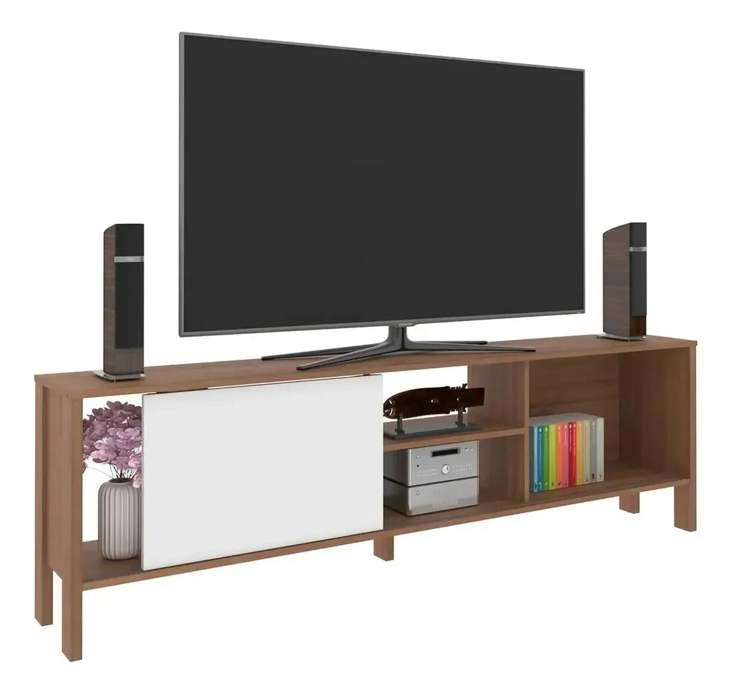 MESA TV 2020 HOME INMACULADA ALMENDRA BLANCO 70" - 3