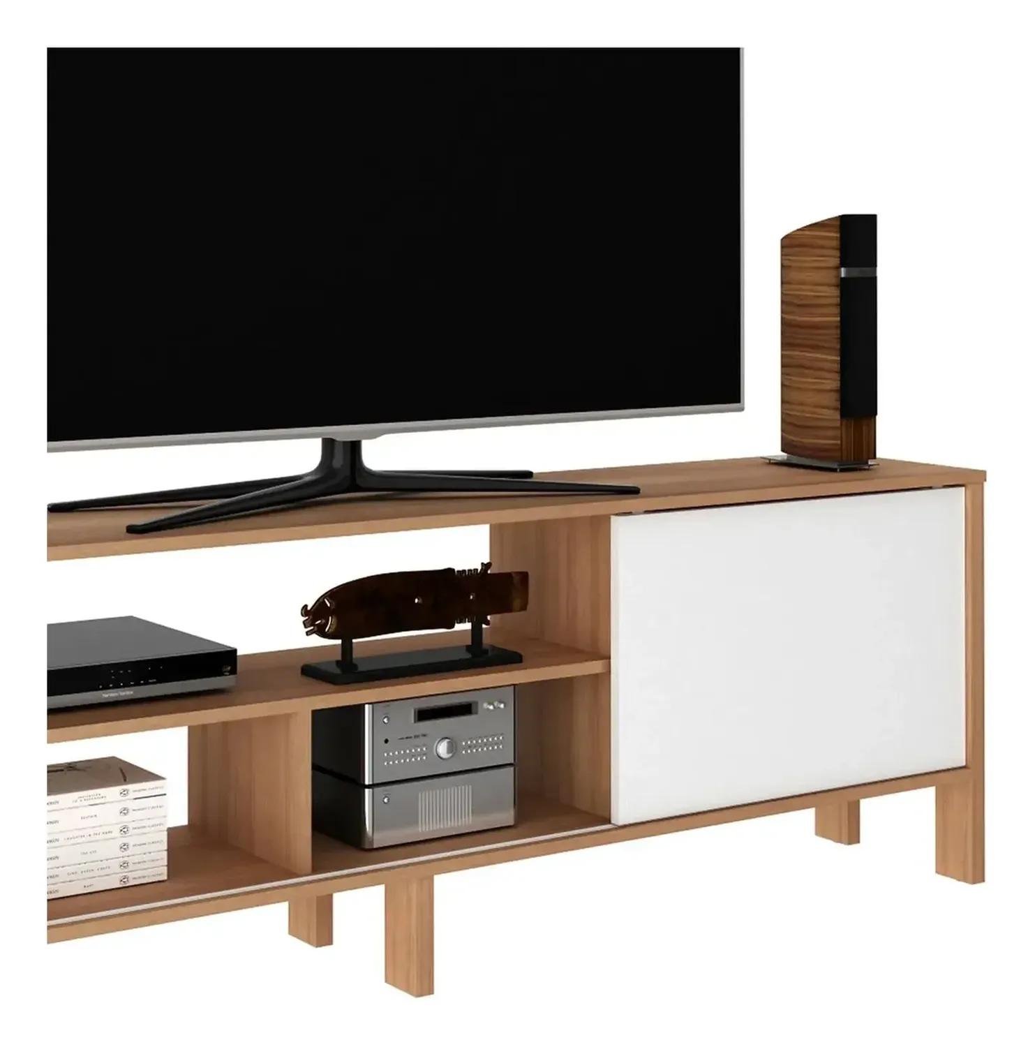 MESA TV 2020 HOME INMACULADA ALMENDRA BLANCO 70" - 5