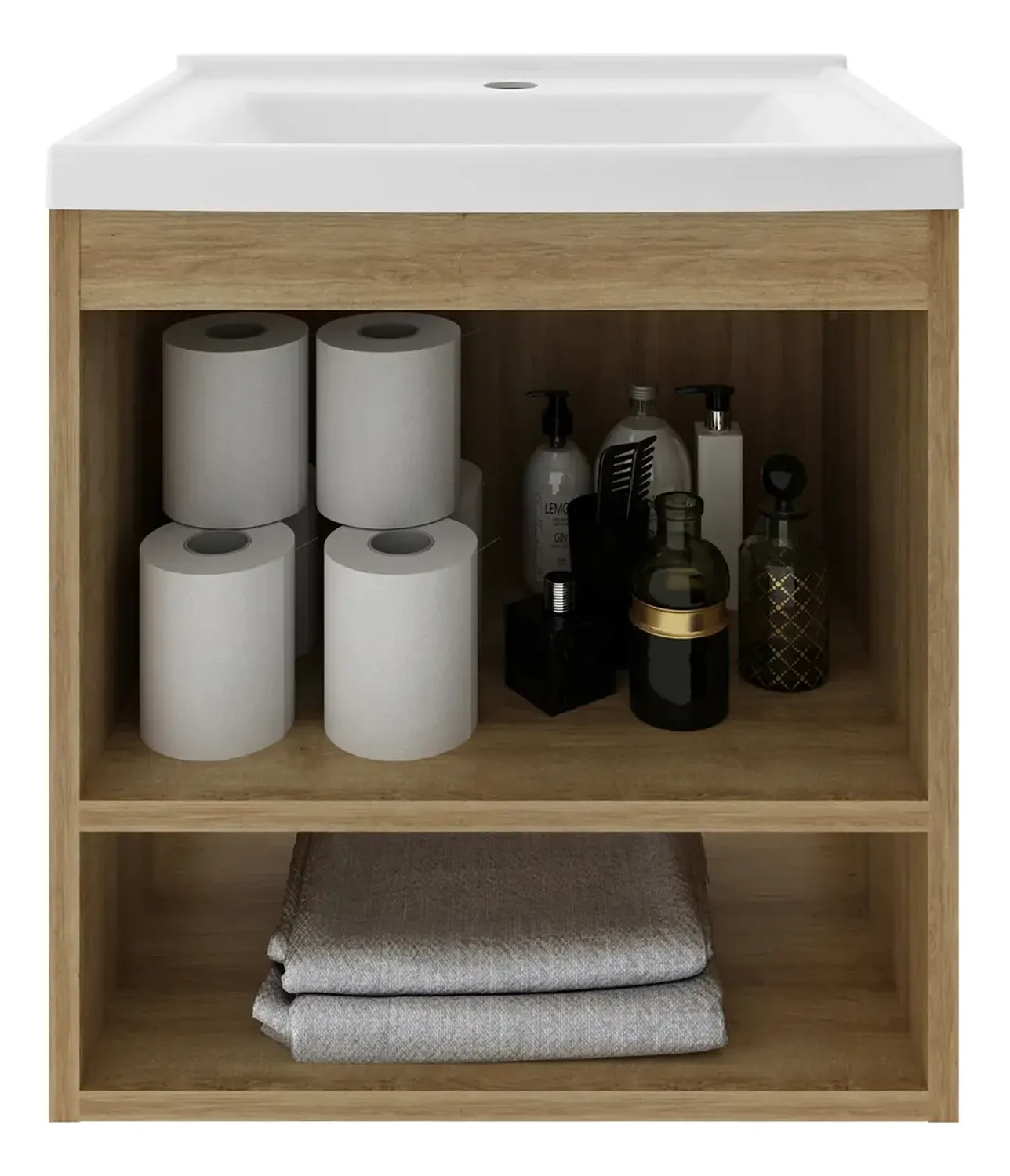 MUEBLE BAÑO 2020 HOME LINZ ALMENDRA LAVAMANOS - 5