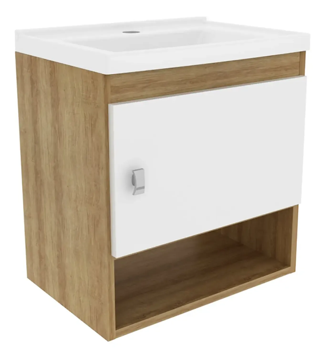 MUEBLE BAÑO 2020 HOME LINZ ALMENDRA BLANCO LAVAMANOS - 3