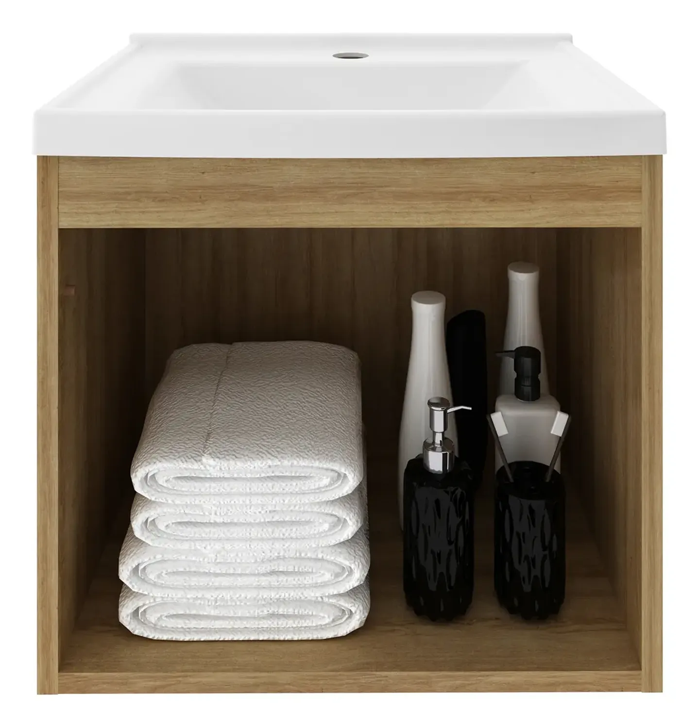 MUEBLE BAÑO CON LAVAMANOS 2020 HOME GRAZ ALMENDRA - 6