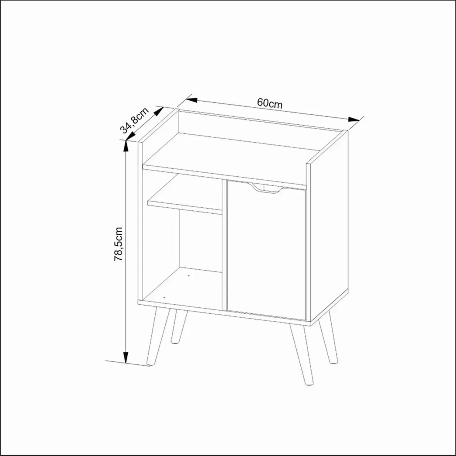 RECIBIDOR 2020 HOME BORA ALMENDRA 38.4 X 60 CM - 6