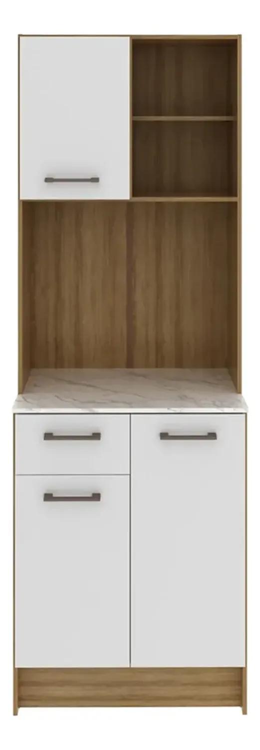 MUEBLE AUXILIAR COCINA 2020 HOME DALIA 1 CAJÓN ALMENDRA BLANCO - 3