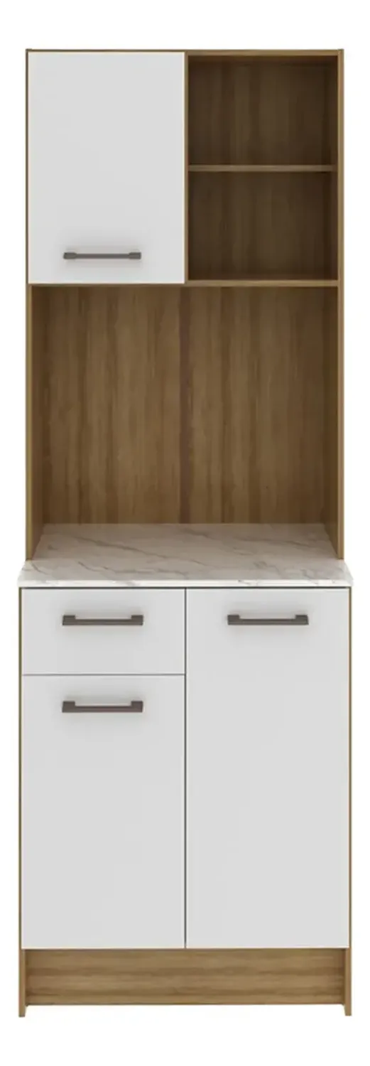 MUEBLE AUXILIAR COCINA 2020 HOME DALIA 1 CAJÓN ALMENDRA BLANCO - 3