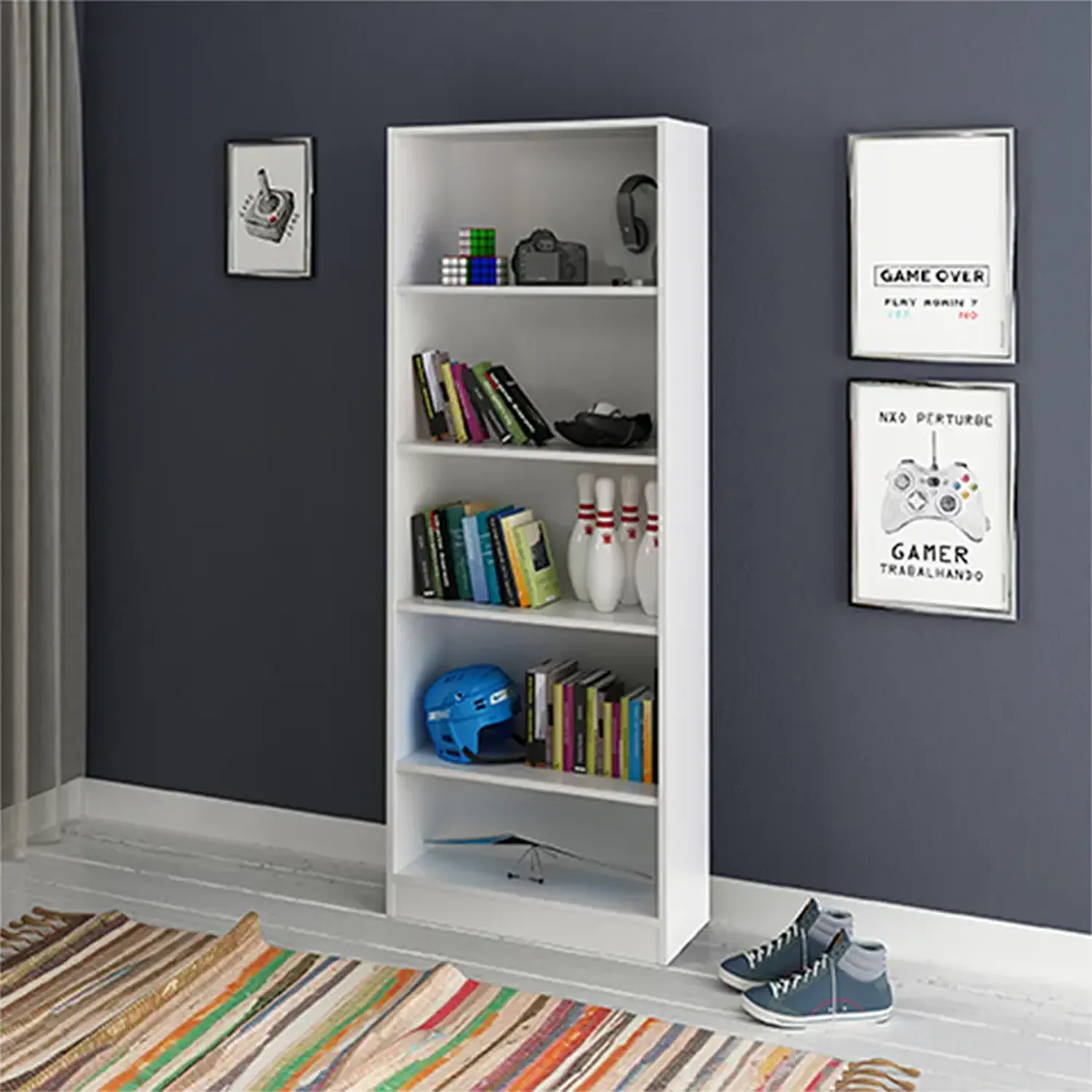 LIBRERO 2020 HOME BIBLIOTECA ROSANA BLANCO - 2