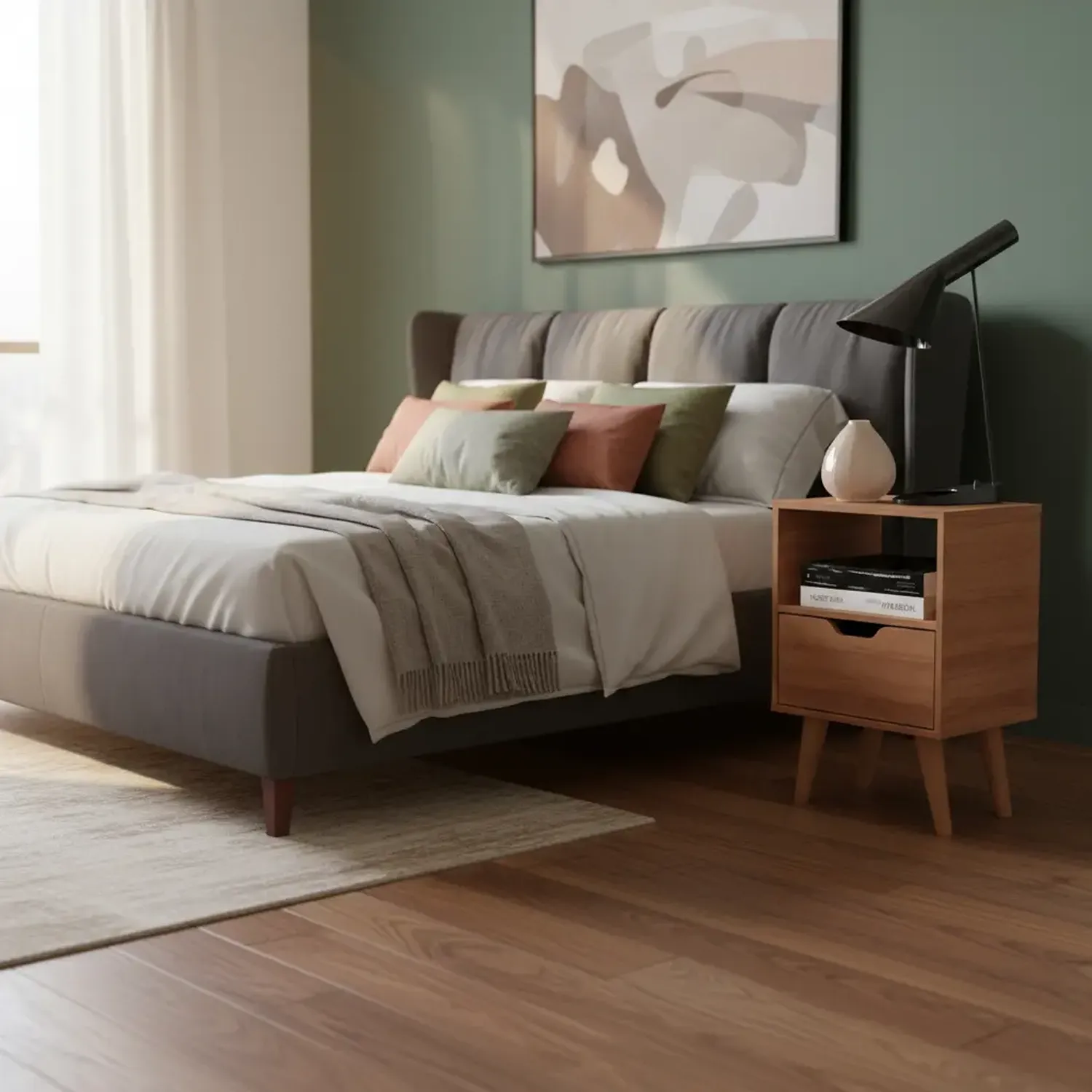 COMBO 2020 HOME ESSEN ALMENDRA 2 VELADORES CON PUERTA - 1