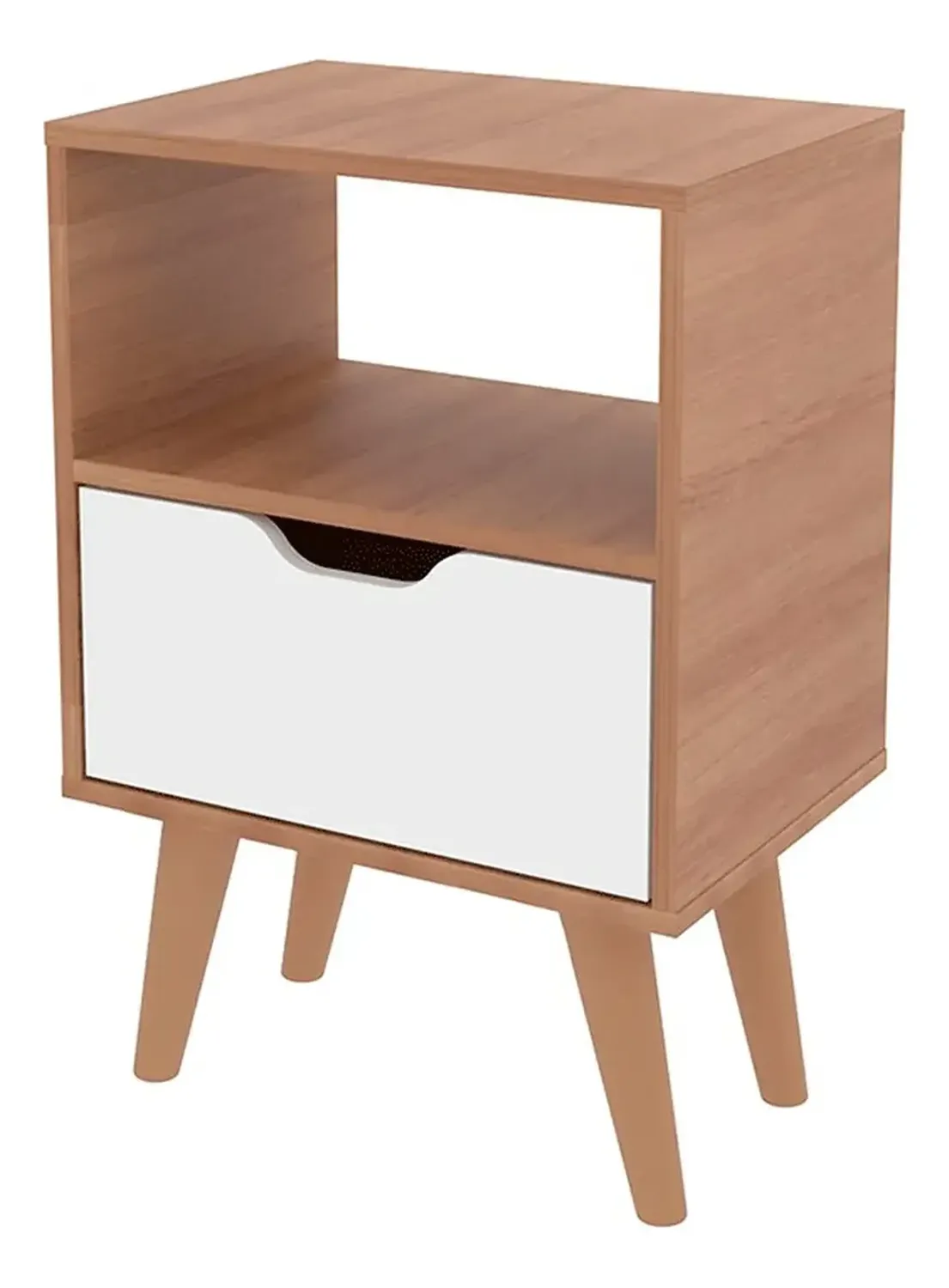 COMBO 2020 HOME ESSEN ALMENDRA/BLANCO 2 VELADORES CON PUERTA - 3