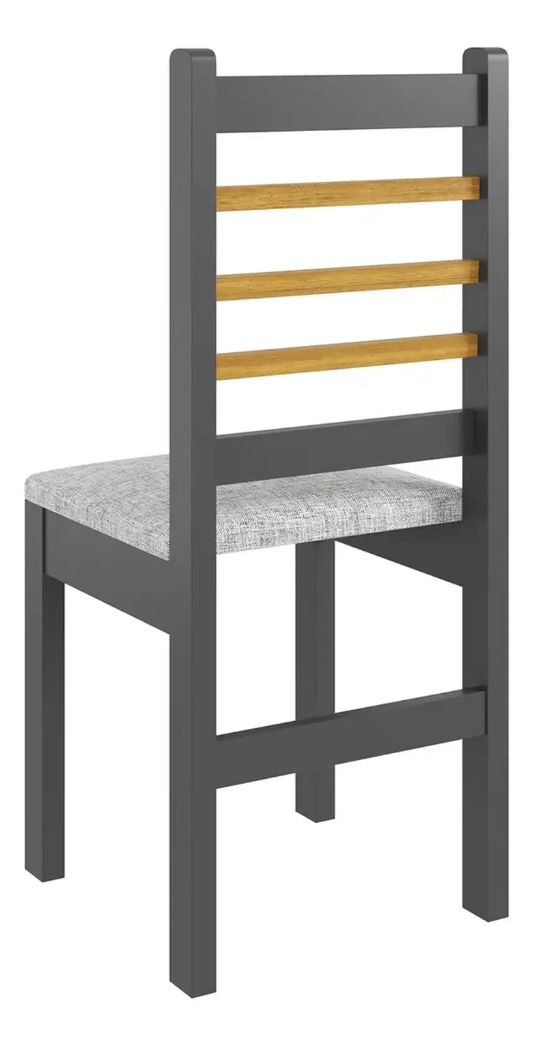SET X 2 SILLAS - GRIS/LINHO - 4