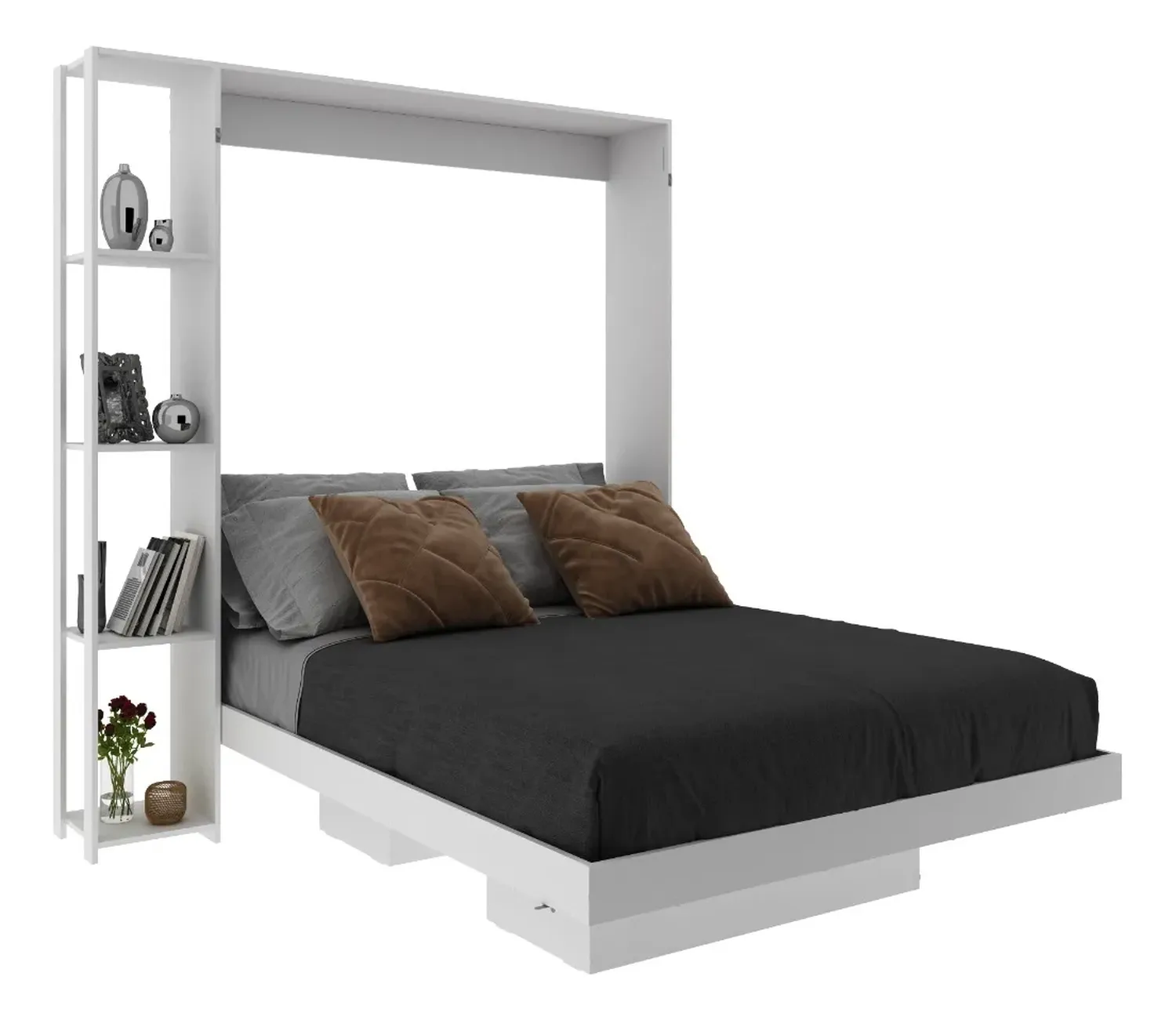 CAMA ABATIBLE SIENA BLANCA 2 PLZ BLANCO - 3