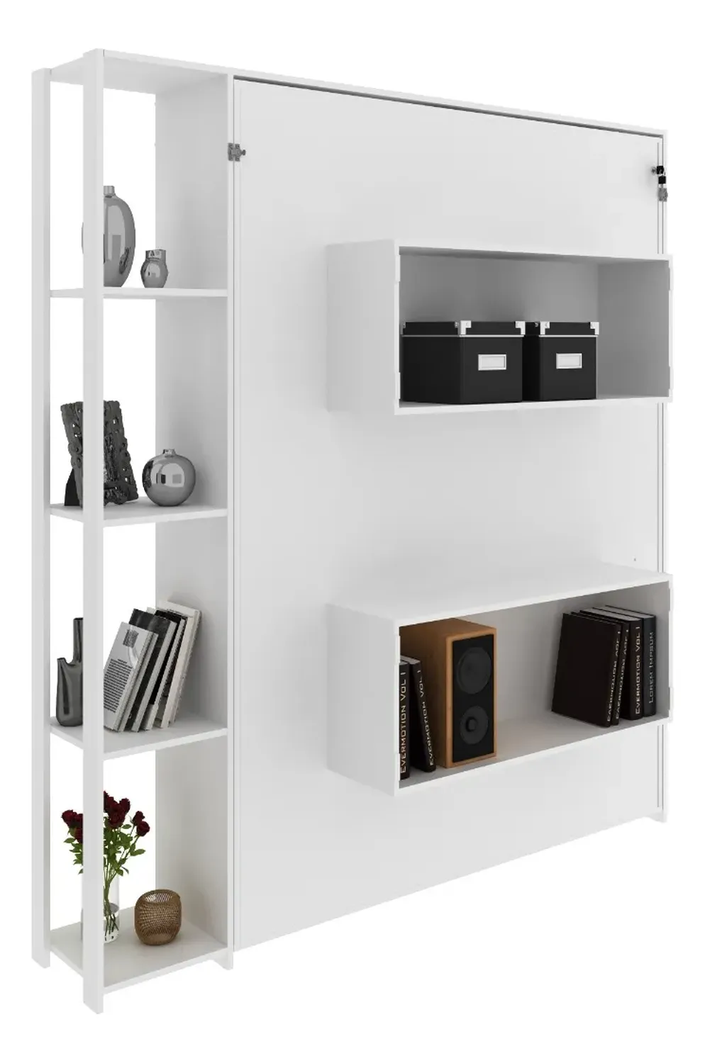CAMA ABATIBLE SIENA BLANCA 2 PLZ BLANCO - 4