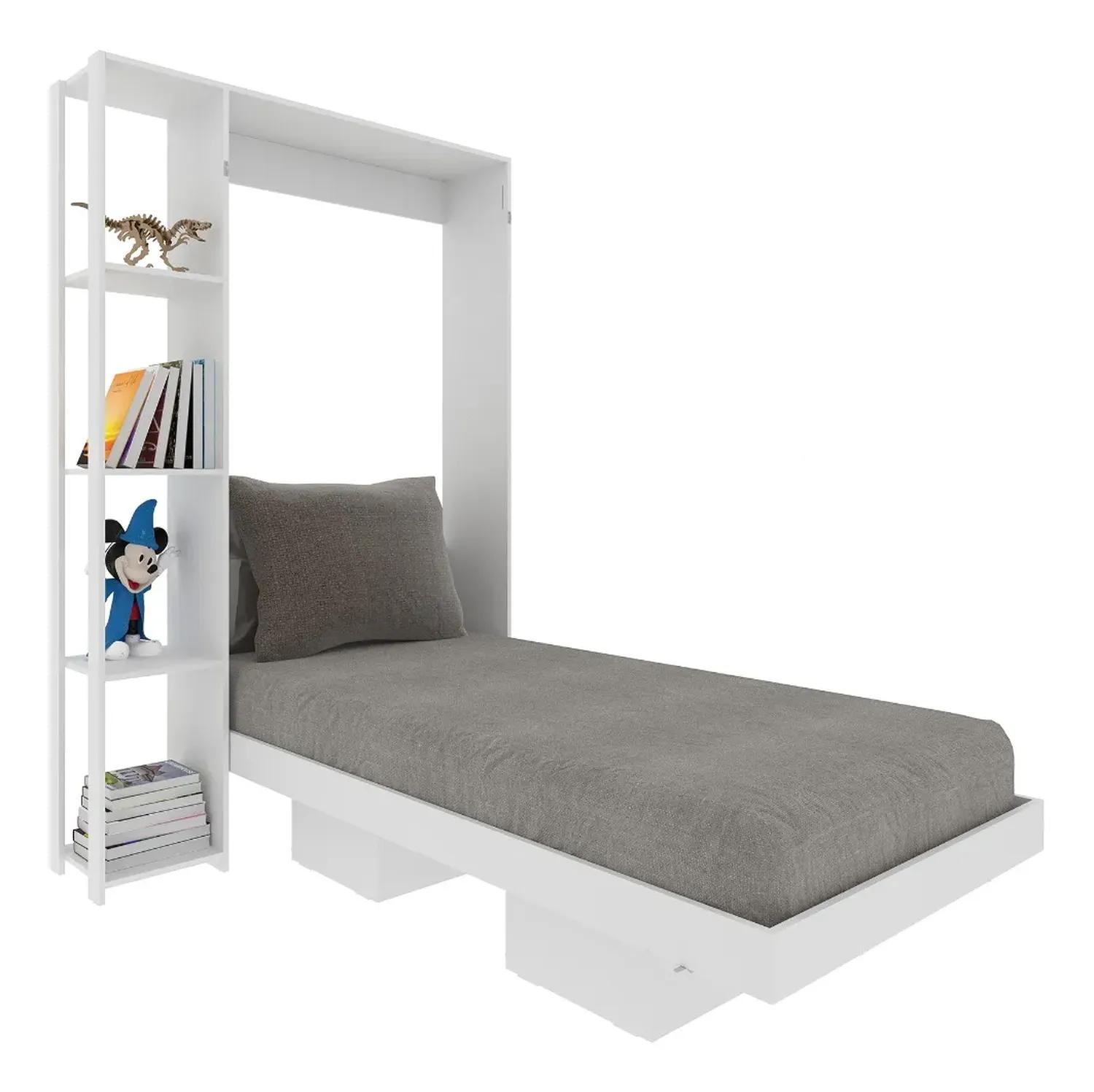CAMA ABATIBLE JAPÓN BLANCA 1 PLZ BLANCO - 5