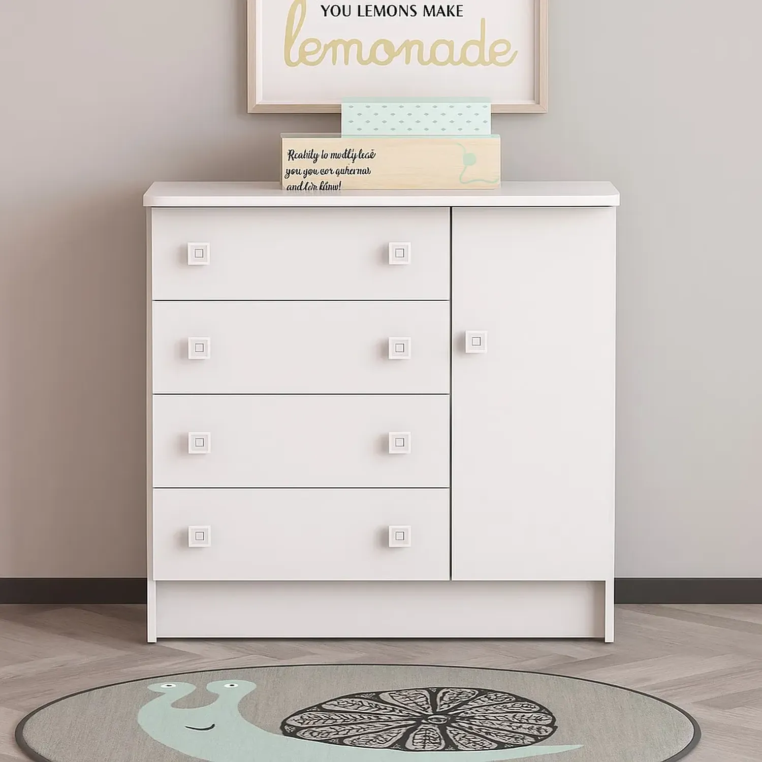 CÓMODA SAN PABLO - BLANCA - 1
