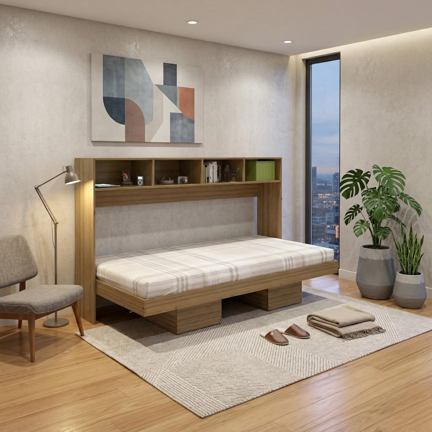 CAMA ABATIBLE TOLEDO ALMENDRA 1 PLZ - 1