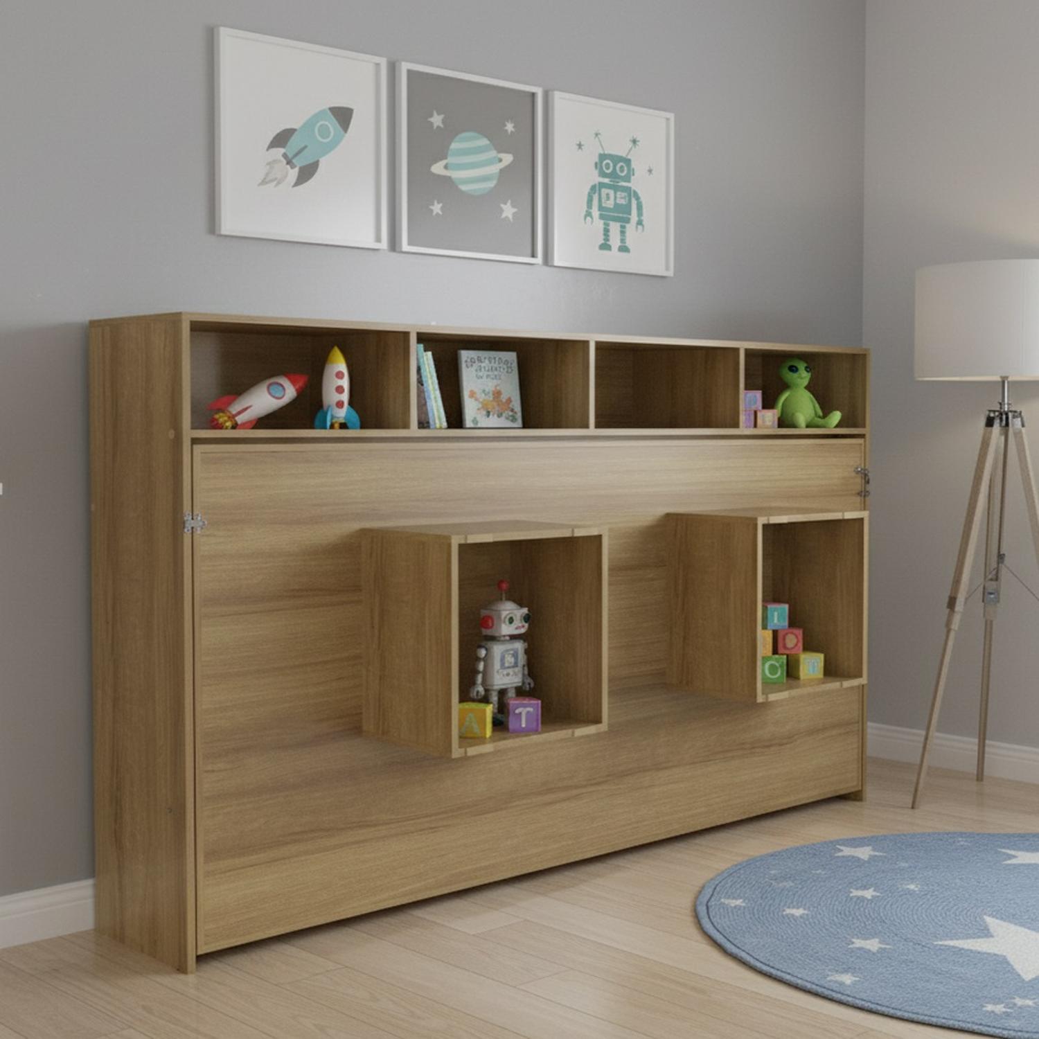 CAMA ABATIBLE TOLEDO ALMENDRA 1 PLZ - 5
