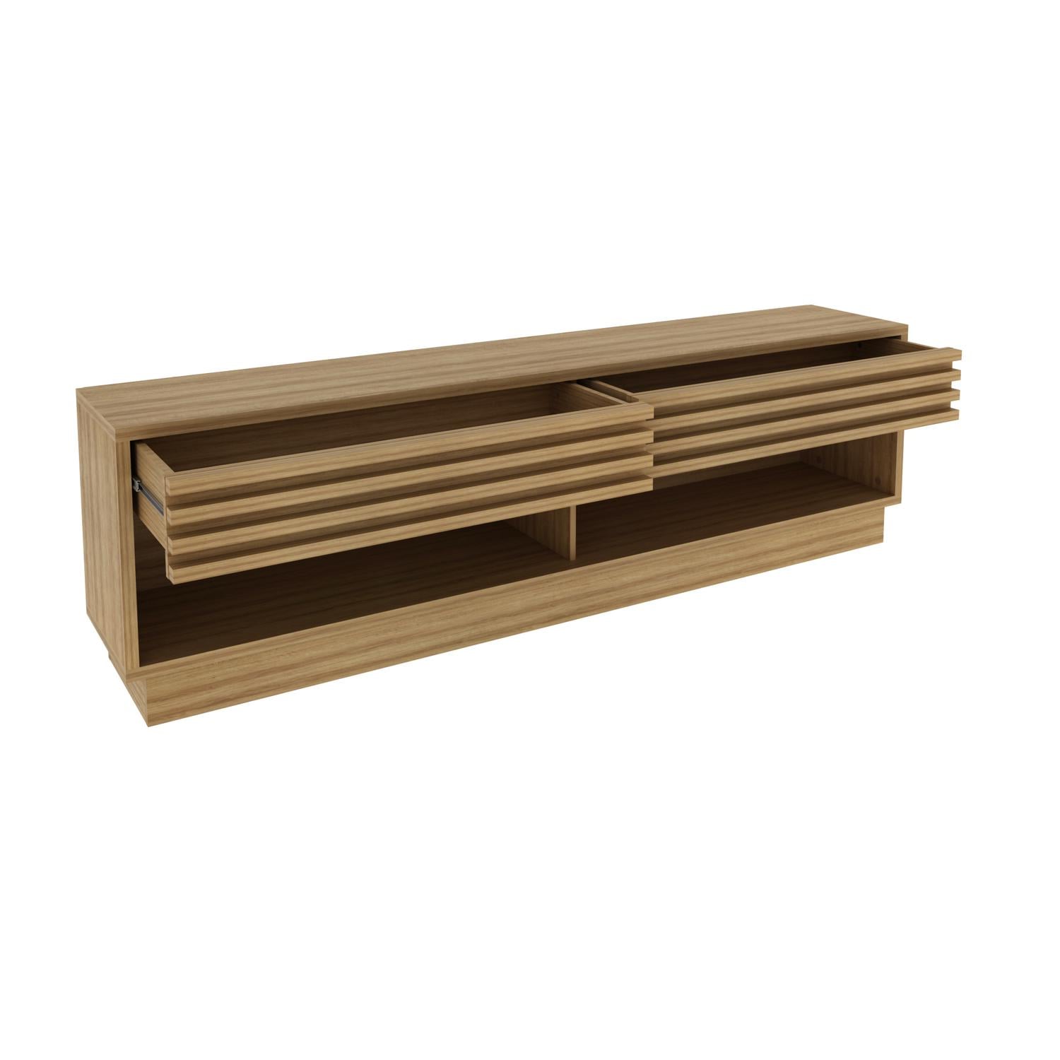 MESA DE TV PARA 65 PULGADAS URBAN - ALMENDRA - 4