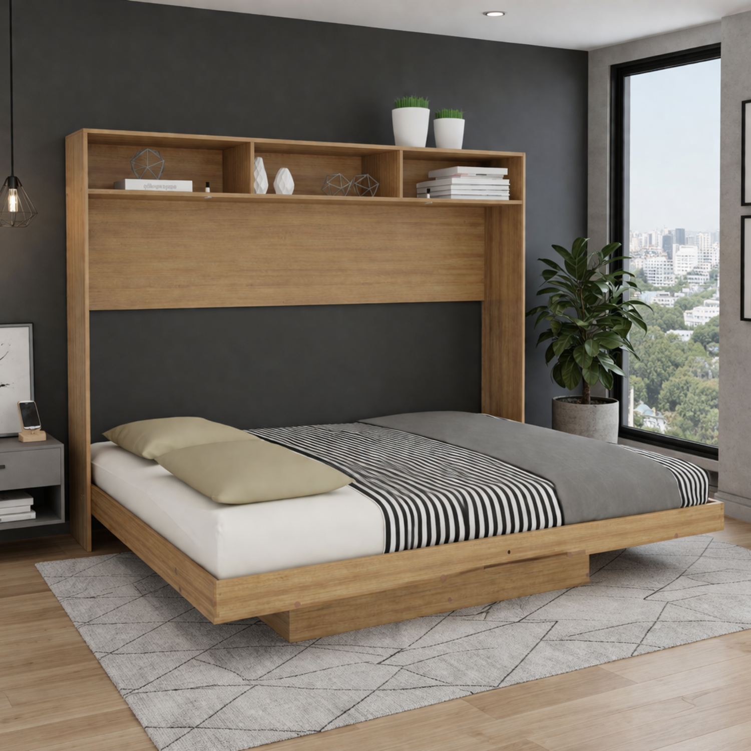 CAMA ABATIBLE IBIZA ALMENDRA 2 PLZ - 2