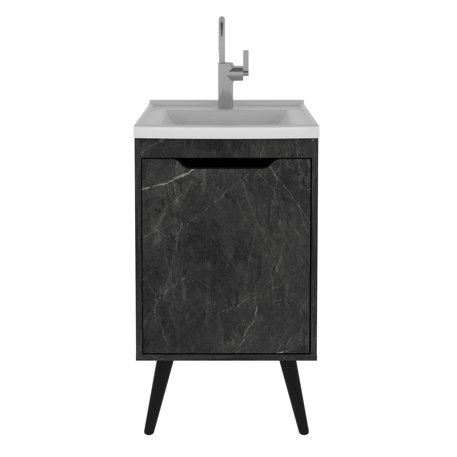 MUEBLE DE BAÑO CON LAVAMANOS NEXO - MÁRMOL GRAFITO - 5