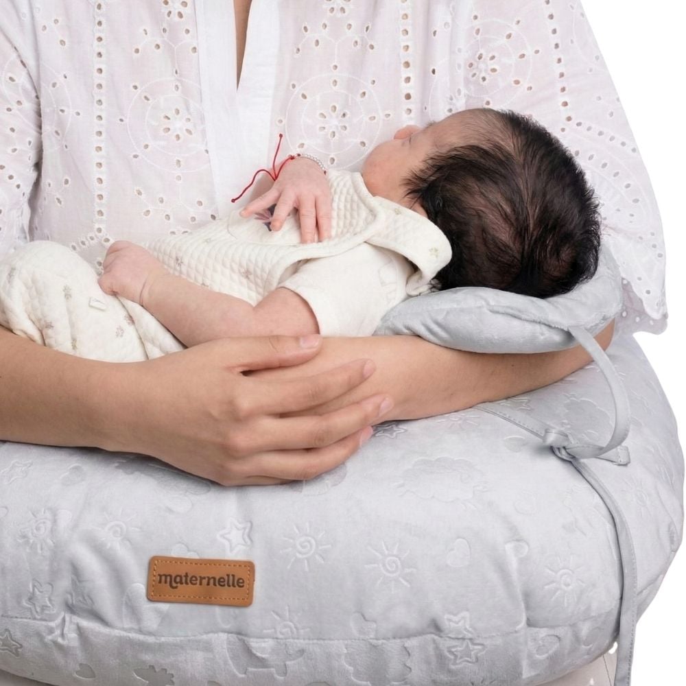 ALMOHADA DE LACTANCIA 5 EN 1 PLUSH PLOMO ZOO – ESTIMULACIÓN Y SOPORTE PARA ESPALDA - 2