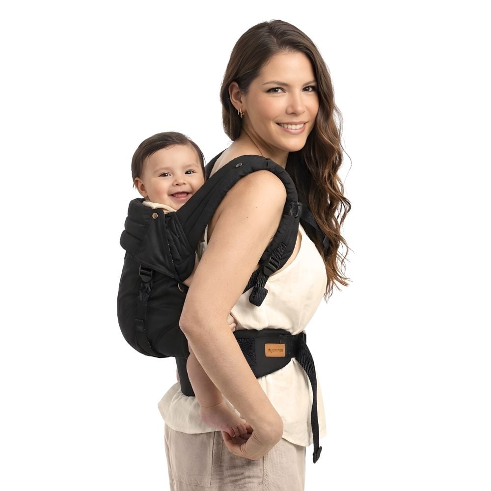 MOCHILA ERGONÓMICA PREMIUM MATERNELLE BLACK - 2