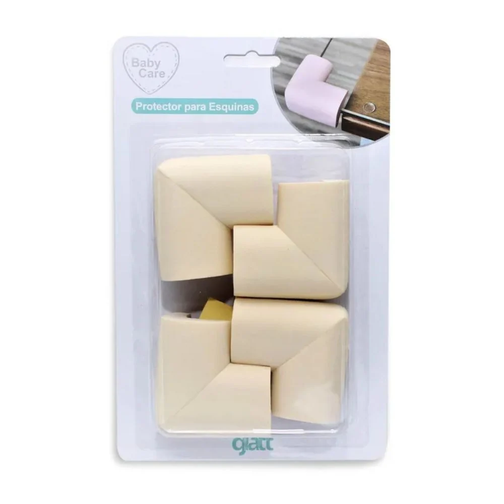 PROTECTOR ACOLCHADO PARA ESQUINAS BABY CARE - PACK 4 UNIDADES | GLATT - 2