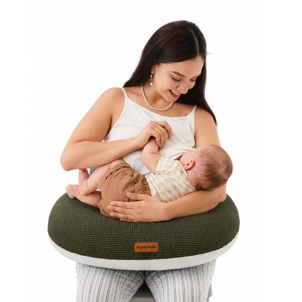 ALMOHADA DE LACTANCIA 5 EN 1 BLOOM VERDE MILITAR | MATERNELLE - 4
