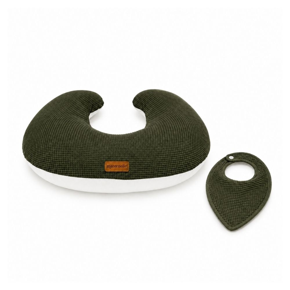 ALMOHADA DE LACTANCIA 5 EN 1 BLOOM VERDE MILITAR | MATERNELLE - 5