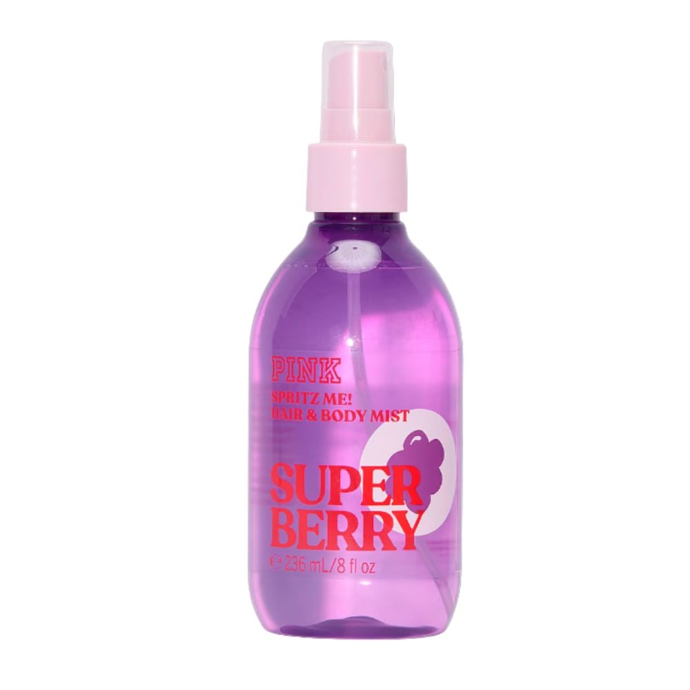 MIST PARA CABELLO Y CUERPO PINK SUPER BERRY 236 ML VICTORIA SECRET - 1