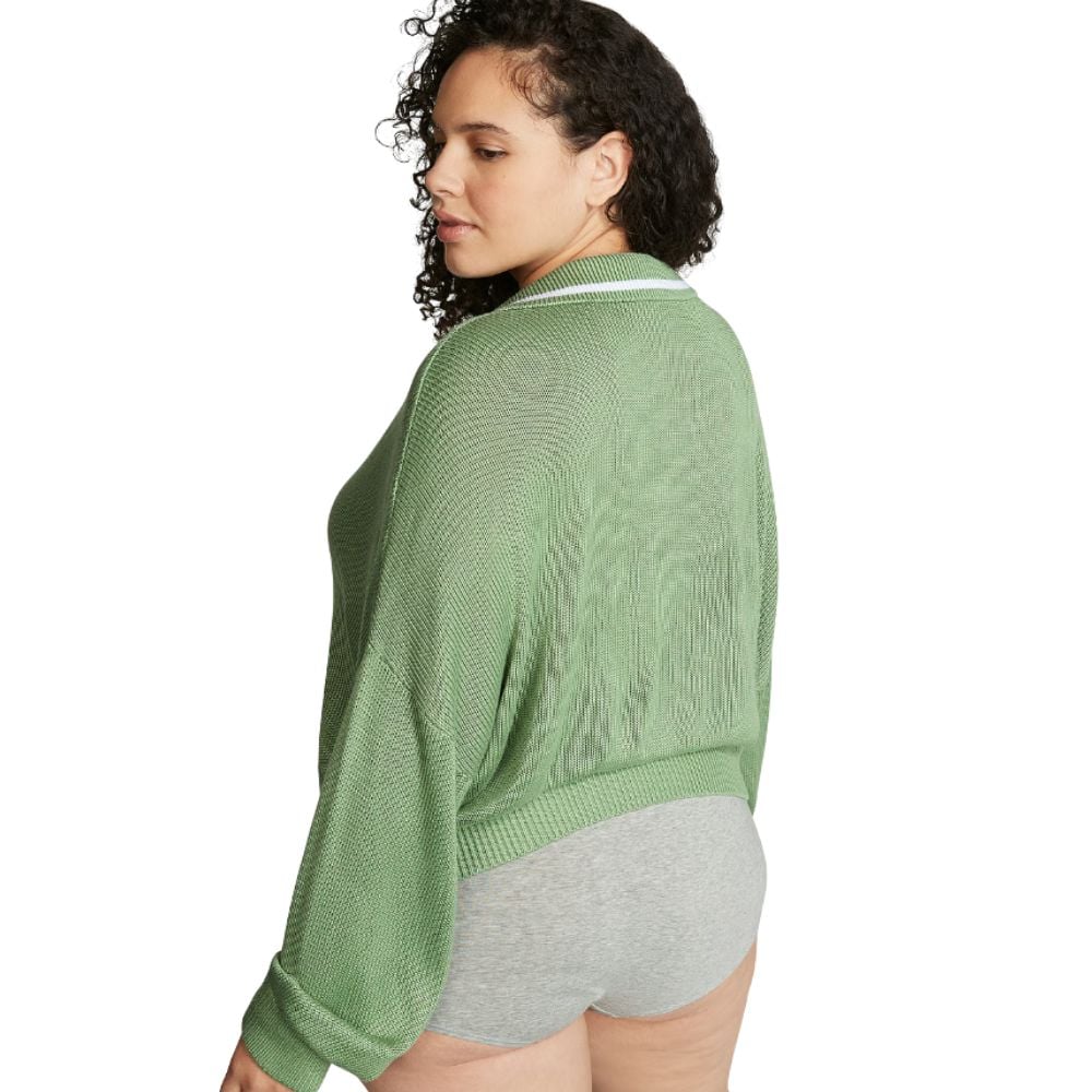 CHOMPA PINK BY VICTORIA’S SECRET CAMBRIDGE CROP VERDE TALLA L - 2