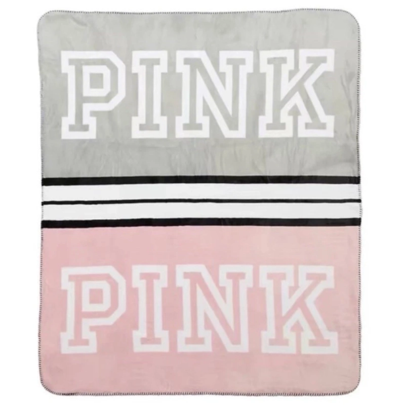 MANTA LOGO PINK VICTORIA’S SECRET SHERPA - 1