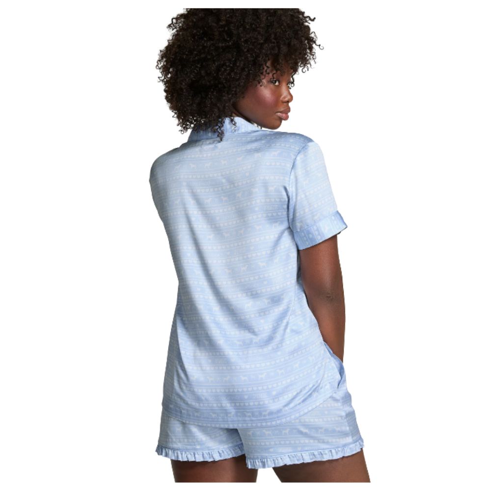 PIJAMA CORTO DE SATIN PINK LOVES HACK FANCY - 2