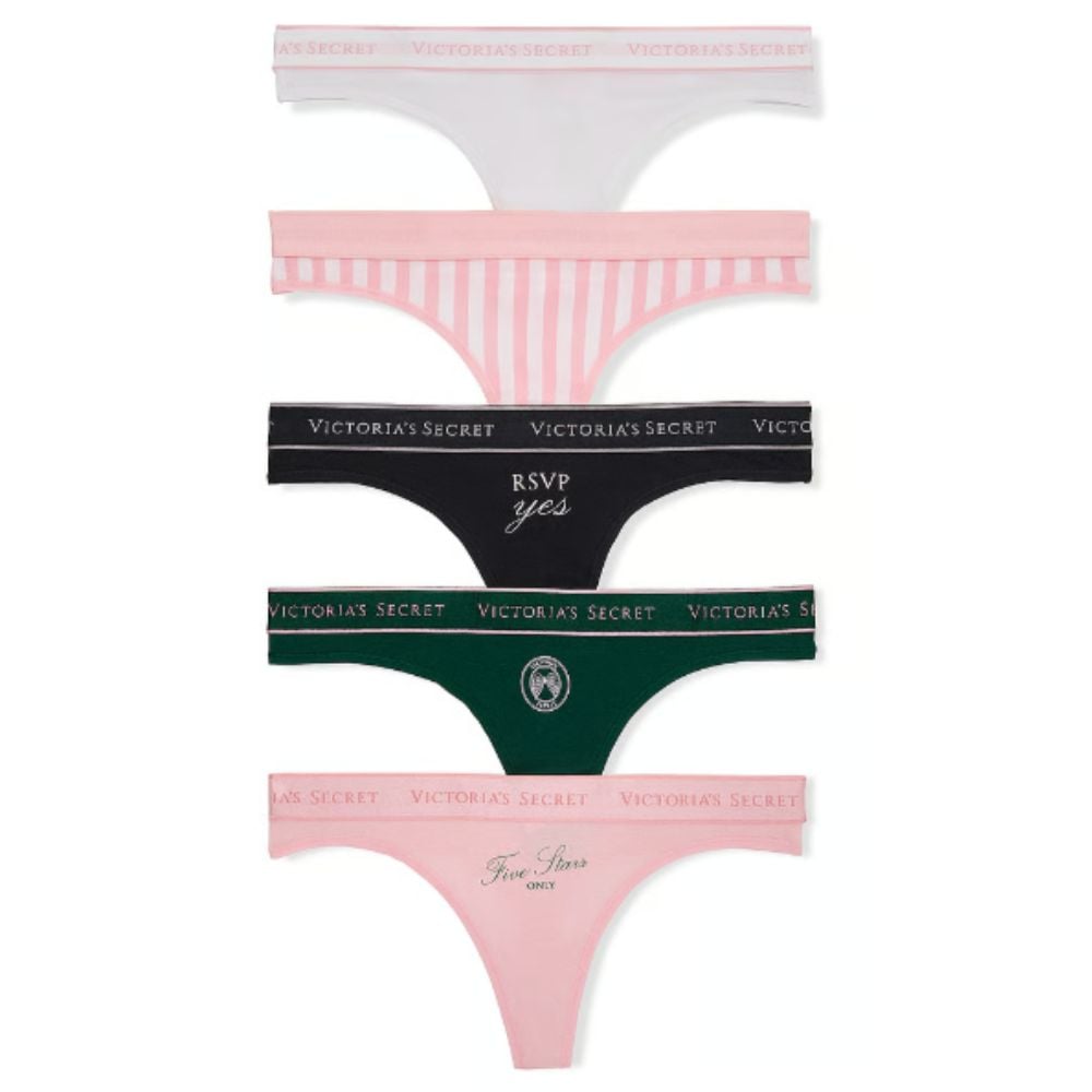 CALZON TANGA VICTORIA’S SECRET PACKX5 COLORS - 1