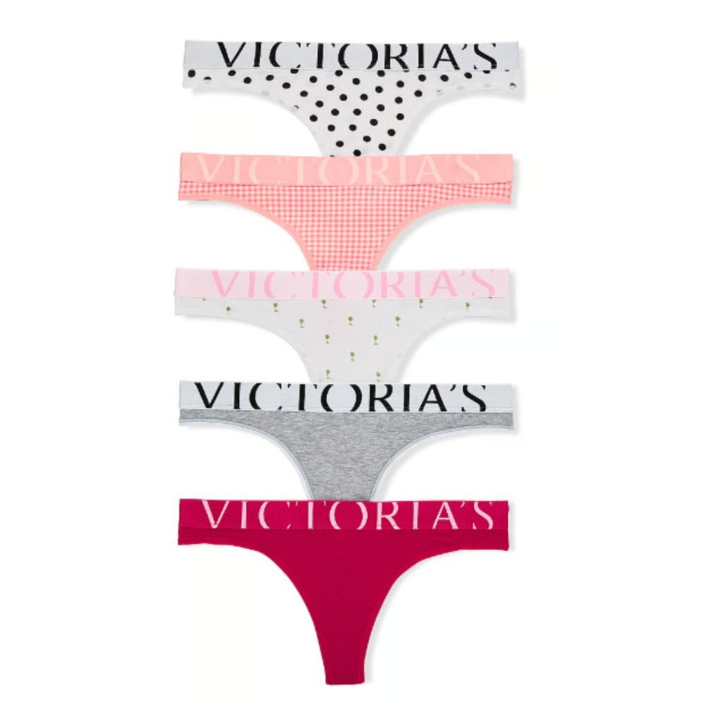 CALZON TANGA VICTORIA’S SECRET PACKX5 ROSA - 1