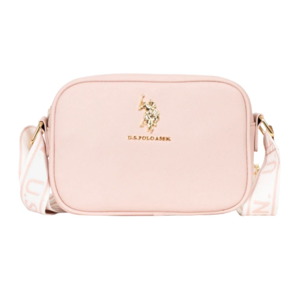 CARTERA CROSSBODY US POLO ASSN CANVAS CLASSIC ZIP ROSA - 1