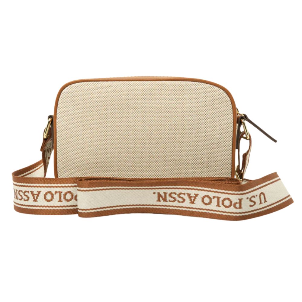 CARTERA CROSSBODY US POLO ASSN CANVAS POCKET COGNAC - 2