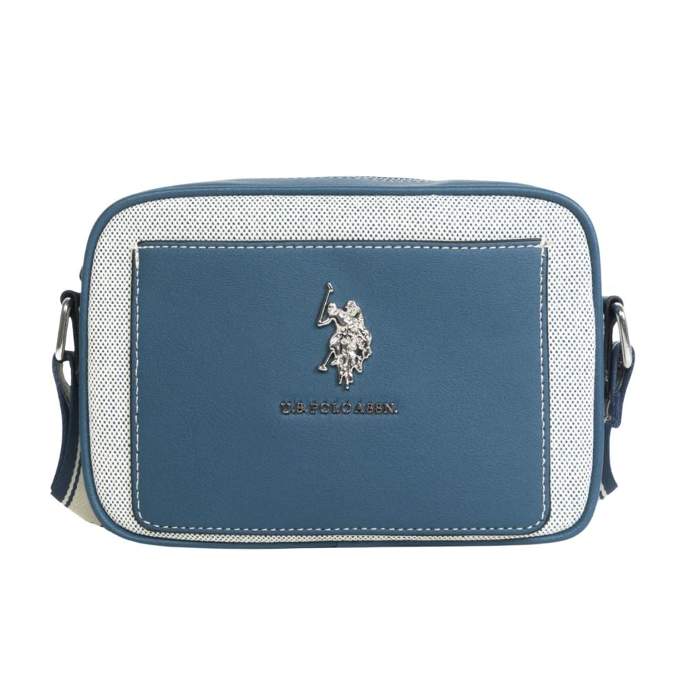 CARTERA CROSSBODY US POLO ASSN CANVAS POCKET AZUL - 1