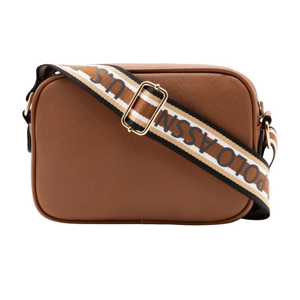 CARTERA CROSSBODY US POLO ASSN CANVAS CLASSIC ZIP COGNAC - 2
