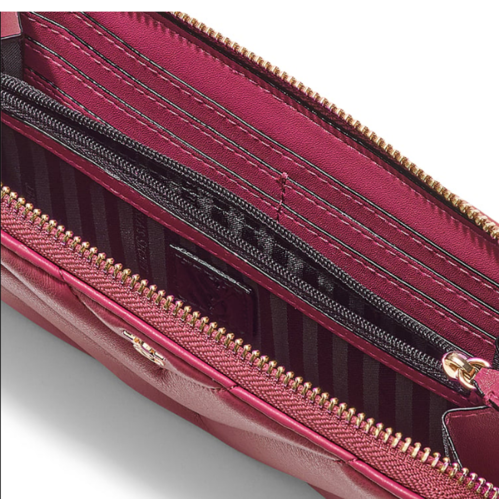 BILLETERA GRANDE CON CREMALLERA VICTORIAS SECRET GUINDA - 2