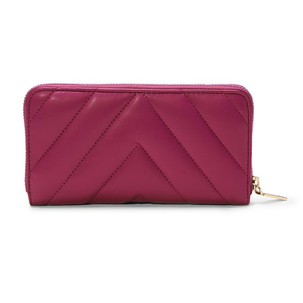 BILLETERA GRANDE CON CREMALLERA VICTORIAS SECRET GUINDA - 3