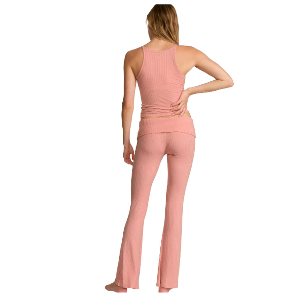 SET PIJAMA VICTORIA SECRET TIRANTES Y PANTALON RIB ROSA - 2