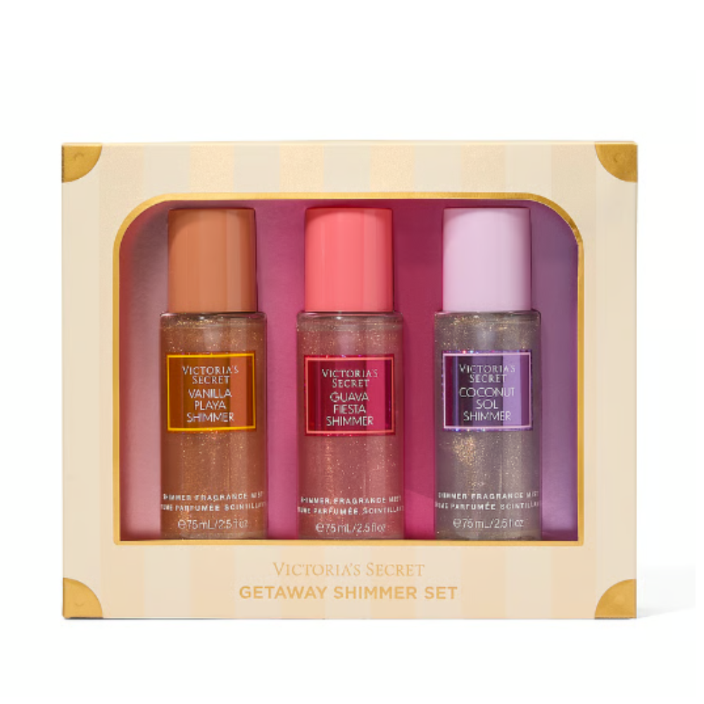 SET DE REGALO VICTORIA SECRET 3 PIEZAS MINI MIST SHIMMER - 1
