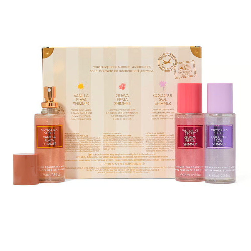SET DE REGALO VICTORIA SECRET 3 PIEZAS MINI MIST SHIMMER - 2