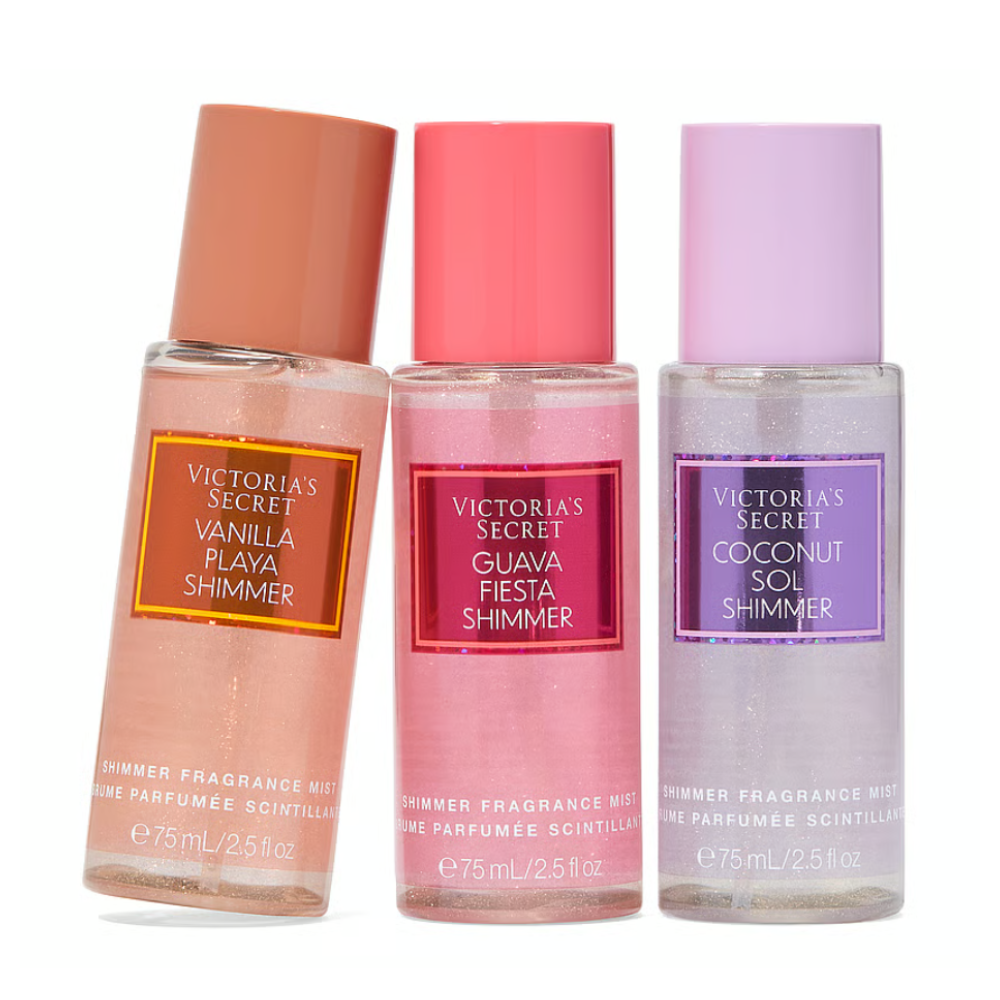SET DE REGALO VICTORIA SECRET 3 PIEZAS MINI MIST SHIMMER - 3