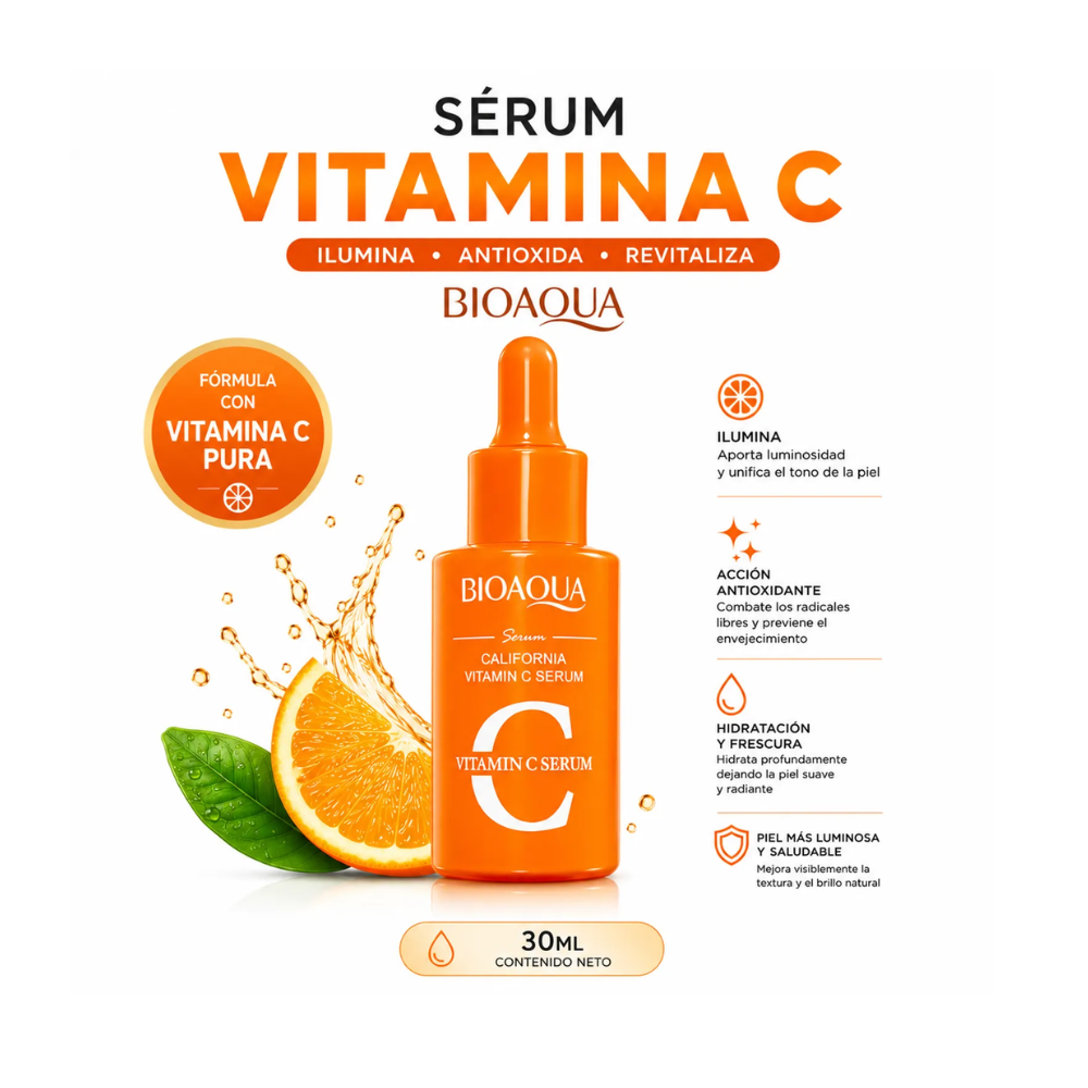 SERUM CALIFORNIA VITAMINA C 30ML BIOAQUA - 2