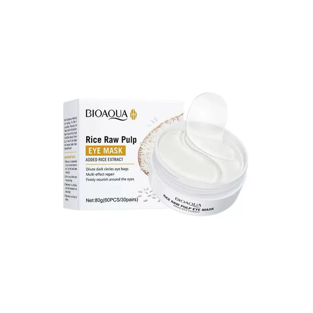MASCARILLAS PARA OJOS DE ARROZ 60PCS80G BIOAQUA - 1